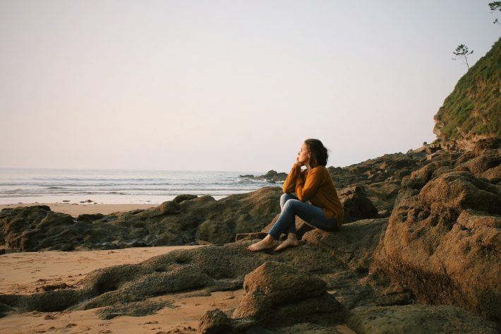 girl sitting
